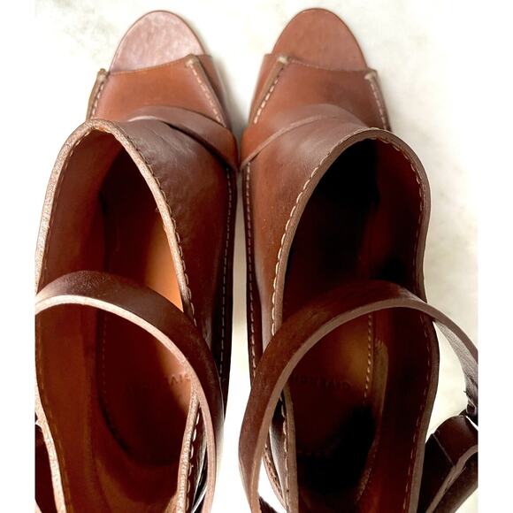 Givenchy Bootie Boot Cognac 39.5 heel ankle strap leather - Picture 8 of 13